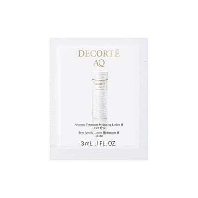 DECORTÉ AQ ABSOLUTE TREATMENT HYDRATING LOTION II SAMPLE