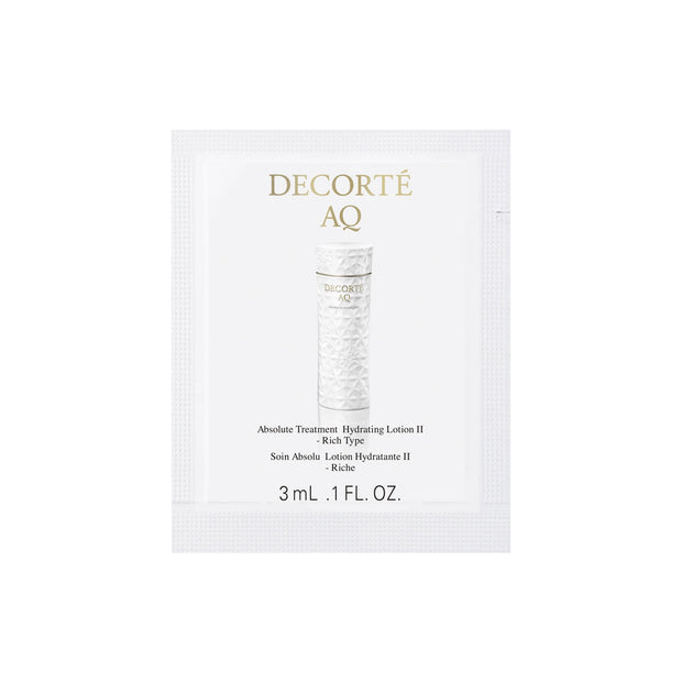 DECORTÉ AQ ABSOLUTE TREATMENT HYDRATING LOTION II SAMPLE